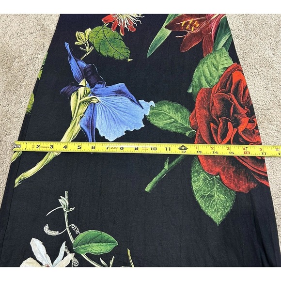 NWT Alice + Olivia Revolve Delora Open-Back Maxi Dress Size 8 Lunch Date Floral - Picture 14 of 16